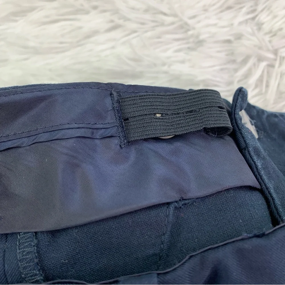 Set of 2‎ boy's size 8 navy blue dress pants adjustable waist Cat & Jack H&M